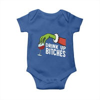 Funny Christmas Wine Baby Onesie Drink Up Bitches - Wonder Print Shop
