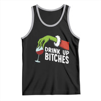 Funny Christmas Wine Tank Top Drink Up Bitches - Wonder Print Shop