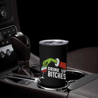 Funny Christmas Wine Tumbler Cup Drink Up Bitches - Wonder Print Shop