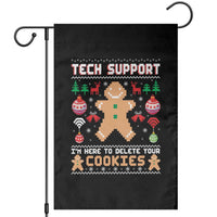 Tech Support Christmas Garden Flag I Am Here To Delete Your Cookies - Wonder Print Shop