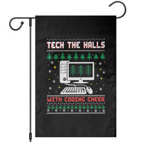 Tech Support Christmas Garden Flag Tech The Halls With Cooking Cheer - Wonder Print Shop