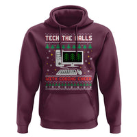 Tech Support Christmas Hoodie Tech The Halls With Cooking Cheer - Wonder Print Shop