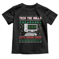Tech Support Christmas Toddler T Shirt Tech The Halls With Cooking Cheer - Wonder Print Shop