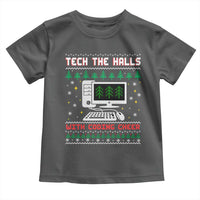 Tech Support Christmas Toddler T Shirt Tech The Halls With Cooking Cheer - Wonder Print Shop
