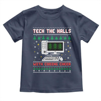 Tech Support Christmas Toddler T Shirt Tech The Halls With Cooking Cheer - Wonder Print Shop