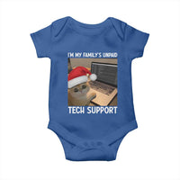 Funny Tech Support Cat Christmas Baby Onesie - Wonder Print Shop