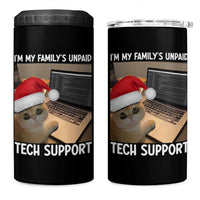 Funny Tech Support Cat Christmas 4 in 1 Can Cooler Tumbler - Wonder Print Shop