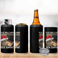 Funny Tech Support Cat Christmas 4 in 1 Can Cooler Tumbler - Wonder Print Shop