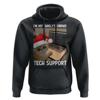 Funny Tech Support Cat Christmas Hoodie - Wonder Print Shop