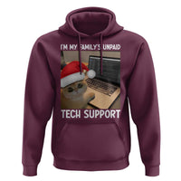 Funny Tech Support Cat Christmas Hoodie - Wonder Print Shop