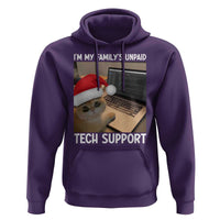 Funny Tech Support Cat Christmas Hoodie - Wonder Print Shop
