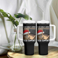 Funny Tech Support Cat Christmas Tumbler With Handle - Wonder Print Shop
