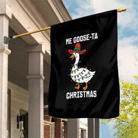 Me Goose Ta Garden Flag Funny Mexican Christmas - Wonder Print Shop