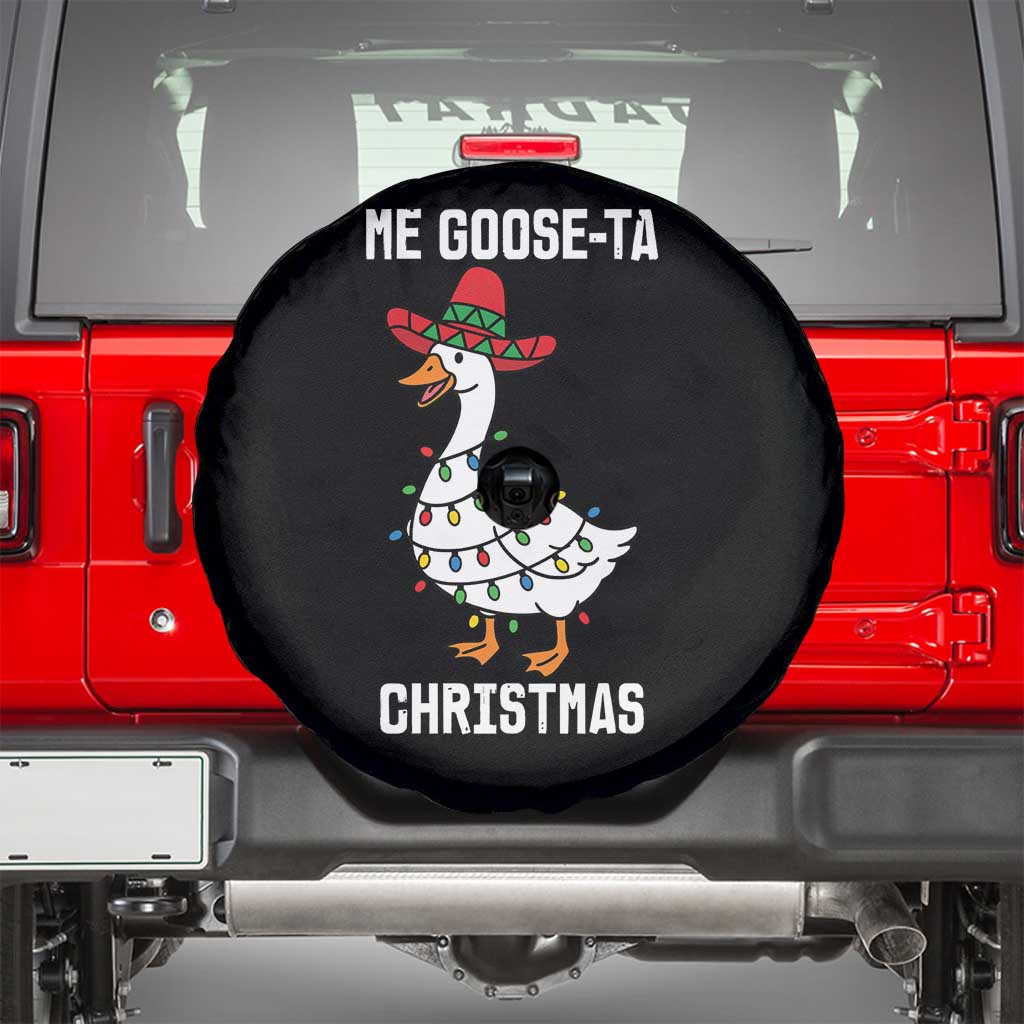 Me Goose Ta Spare Tire Cover Funny Mexican Christmas - Wonder Print Shop