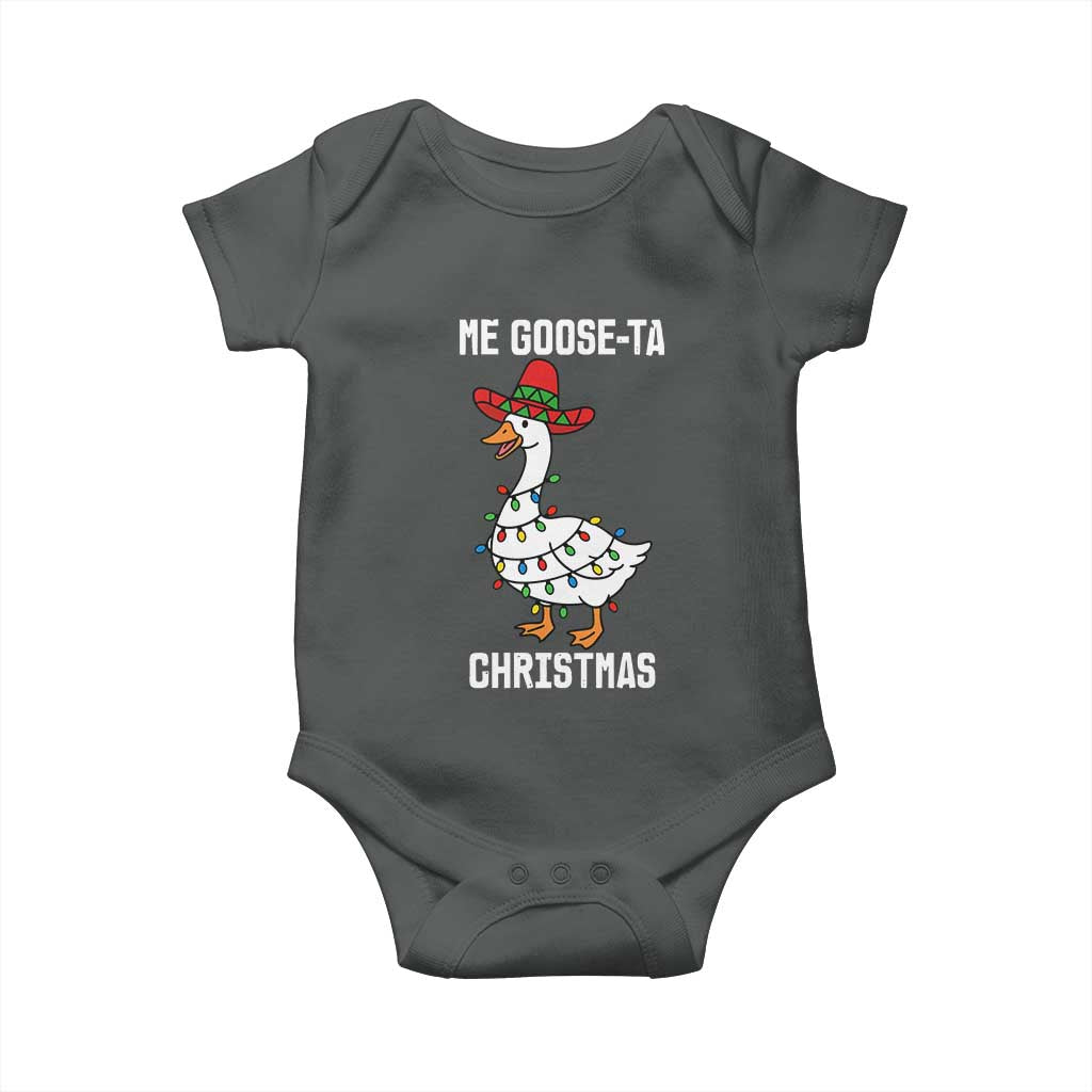 Me Goose Ta Baby Onesie Funny Mexican Christmas - Wonder Print Shop