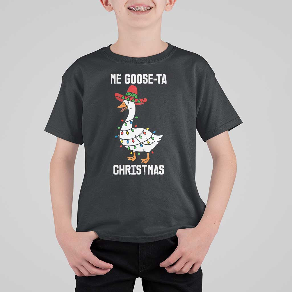 Me Goose Ta T Shirt For Kid Funny Mexican Christmas - Wonder Print Shop