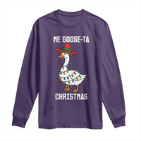 Me Goose Ta Long Sleeve Shirt Funny Mexican Christmas - Wonder Print Shop