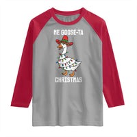 Me Goose Ta Raglan Shirt Funny Mexican Christmas - Wonder Print Shop