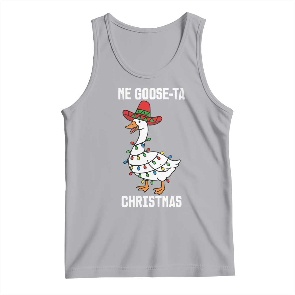 Me Goose Ta Tank Top Funny Mexican Christmas - Wonder Print Shop