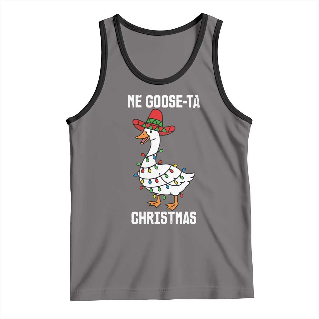 Me Goose Ta Tank Top Funny Mexican Christmas - Wonder Print Shop