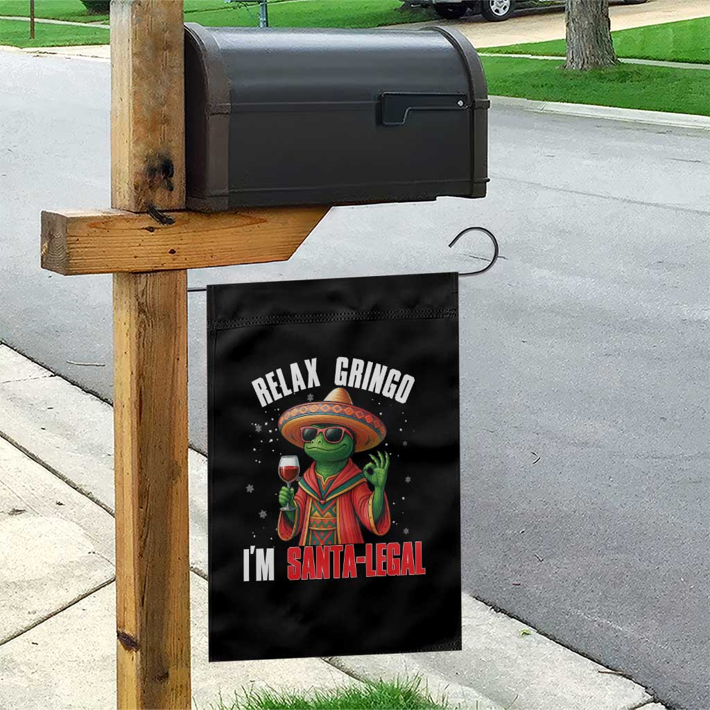 Funny Mexican Christmas Garden Flag Relax Gringo I Am Legal - Wonder Print Shop