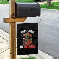 Funny Mexican Christmas Garden Flag Relax Gringo I Am Legal - Wonder Print Shop