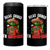 Funny Mexican Christmas 4 in 1 Can Cooler Tumbler Relax Gringo I Am Legal - Wonder Print Shop
