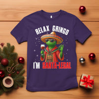Funny Mexican Christmas T Shirt Relax Gringo I Am Legal - Wonder Print Shop
