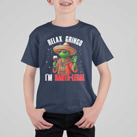 Funny Mexican Christmas T Shirt For Kid Relax Gringo I Am Legal - Wonder Print Shop