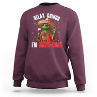 Funny Mexican Christmas Sweatshirt Relax Gringo I Am Legal - Wonder Print Shop