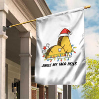 Funny Taco Christmas Garden Flag Jingle My Taco Bells - Wonder Print Shop