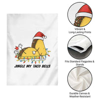 Funny Taco Christmas Garden Flag Jingle My Taco Bells - Wonder Print Shop