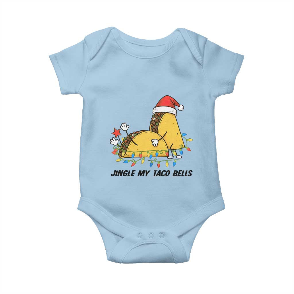 Funny Taco Christmas Baby Onesie Jingle My Taco Bells - Wonder Print Shop