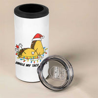 Funny Taco Christmas 4 in 1 Can Cooler Tumbler Jingle My Taco Bells - Wonder Print Shop