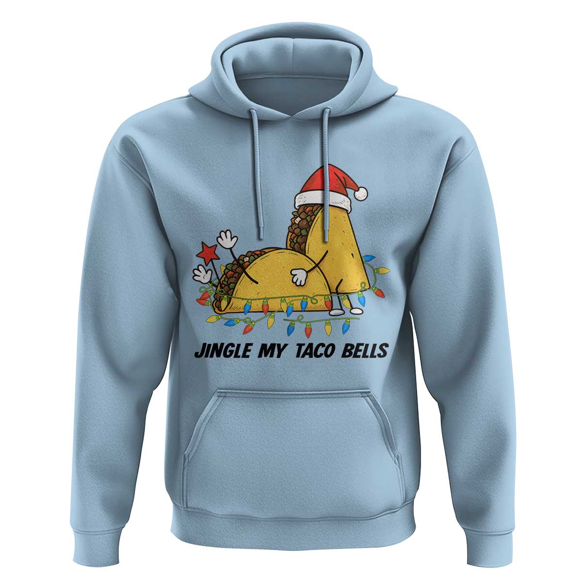 Funny Taco Christmas Hoodie Jingle My Taco Bells - Wonder Print Shop