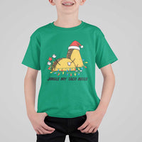 Funny Taco Christmas T Shirt For Kid Jingle My Taco Bells - Wonder Print Shop