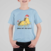 Funny Taco Christmas T Shirt For Kid Jingle My Taco Bells - Wonder Print Shop