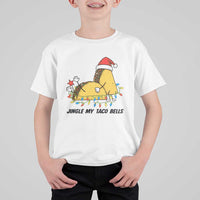 Funny Taco Christmas T Shirt For Kid Jingle My Taco Bells - Wonder Print Shop