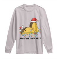 Funny Taco Christmas Long Sleeve Shirt Jingle My Taco Bells - Wonder Print Shop