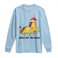 Funny Taco Christmas Long Sleeve Shirt Jingle My Taco Bells - Wonder Print Shop