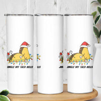 Funny Taco Christmas Skinny Tumbler Jingle My Taco Bells - Wonder Print Shop