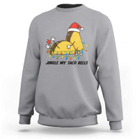 Funny Taco Christmas Sweatshirt Jingle My Taco Bells - Wonder Print Shop