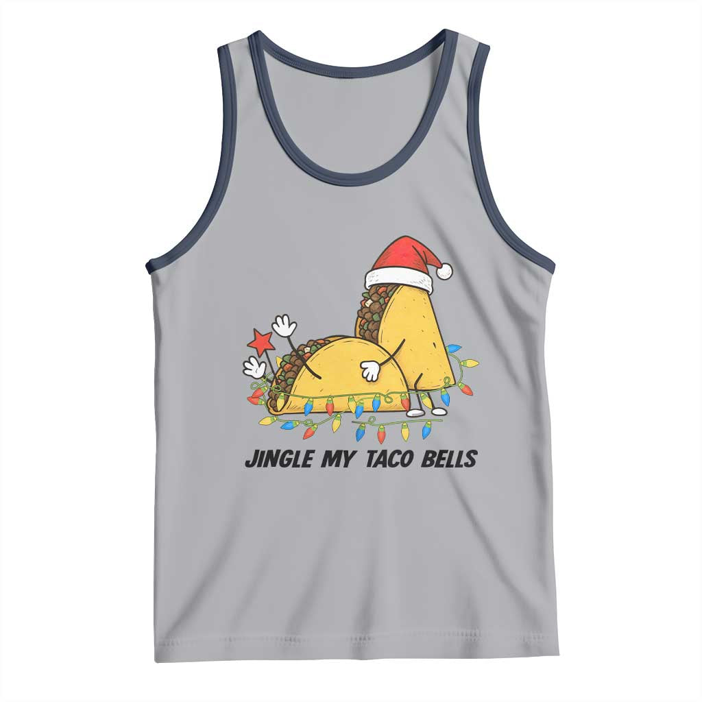 Funny Taco Christmas Tank Top Jingle My Taco Bells - Wonder Print Shop