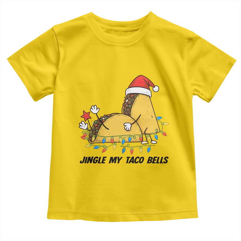 Funny Taco Christmas Toddler T Shirt Jingle My Taco Bells - Wonder Print Shop