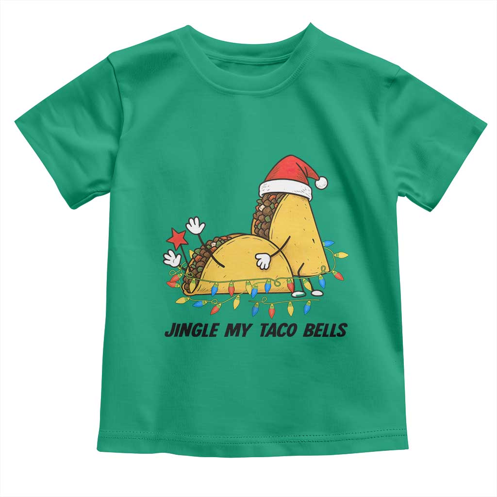 Funny Taco Christmas Toddler T Shirt Jingle My Taco Bells - Wonder Print Shop