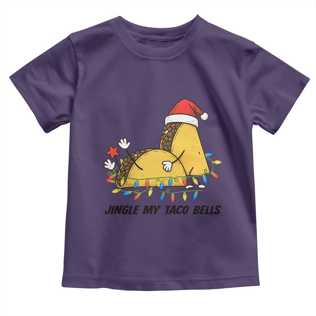 Funny Taco Christmas Toddler T Shirt Jingle My Taco Bells - Wonder Print Shop