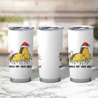 Funny Taco Christmas Tumbler Cup Jingle My Taco Bells - Wonder Print Shop