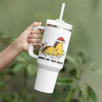 Funny Taco Christmas Tumbler With Handle Jingle My Taco Bells - Wonder Print Shop
