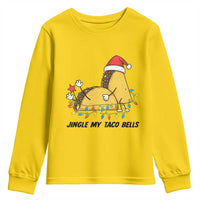Funny Taco Christmas Youth Sweatshirt Jingle My Taco Bells - Wonder Print Shop
