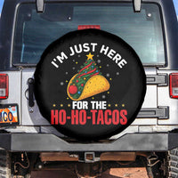 Funny Taco Christmas Spare Tire Cover I Am Just Here For The Ho Ho Tacos - Wonder Print Shop